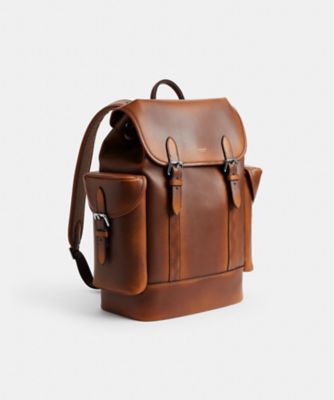ヒッチ バックパック・ラブド レザー | COACH/コーチ | 三越伊勢丹